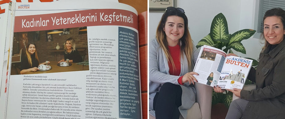 Kurucumuz Nilgün İŞLEK, Akdeniz Bülten Dergisi’nde