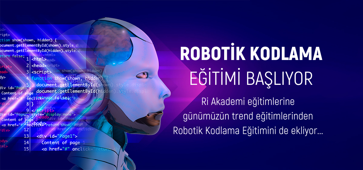 Robotik ve kodlama eğitimi başlıyor…