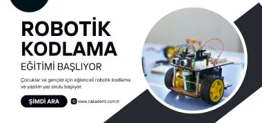 Robotik Kodlama Eğitimi Başlıyor.